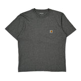 Carhartt T-Shirt - Large Gray Cotton