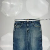 Southpole Hip Hop Carpenter Shorts - 37W 18L Blue Cotton