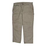Carhartt Carpenter Trousers - 36W 30L Beige Cotton