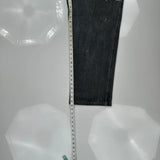 Sacred Ground Raw Blue Graphic Jeans - 34W 30L Grey Cotton