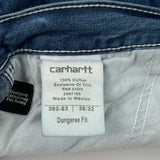 Carhartt Carpenter Jeans - 38W 32L Blue Cotton