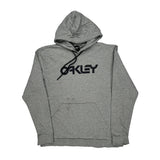 Oakley Hoodie - XL Gray Cotton