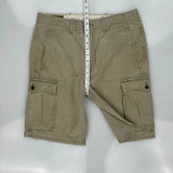 Levis Cargo Shorts - 34W 11L Khaki Cotton