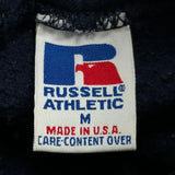 Made In USA Russell Athletic Hoodie - Medium Navy Cotton