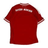 Bayern Munich Age 11-12 Adidas Football Shirt - Medium Red Polyester