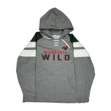 Minnesota Wild Champion Nhl Hoodie - XL Green Cotton Blend