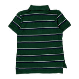 Age 4 Polo By Ralph Lauren Striped Polo Shirt - Small Green Cotton