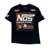 Nos Energy Drink Metal Mulisha T-Shirt - Large Black Cotton