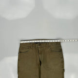 Dickies Carpenter Trousers - 32W 31L Brown Cotton