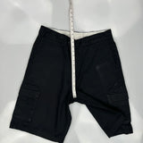 Dickies Cargo Shorts - 34W 10L Black Cotton