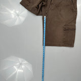 Nike Cargo Shorts - 34W 12L Brown Cotton