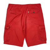 Levis Cargo Cargo Shorts - 34W 11L Red Cotton