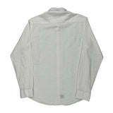Armani Slim Fit Shirt - XL White Linen
