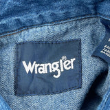 Wrangler Denim Shirt - Large Blue Denim