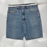 Levis Denim Shorts - 36W 10L Blue Cotton