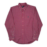 Polo By Ralph Lauren Checked Shirt - Large Red Cotton
