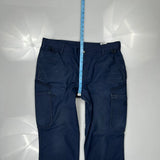 Carhartt Cargo Pants - 36W 33L Navy Cotton Blend