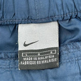 Nike Tracksuit - Large Blue Polyester