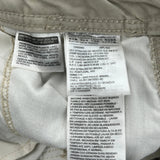 Levis Cargo Trousers - 37W 33L Khaki Cotton