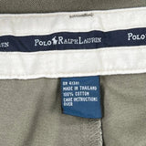 Polo By Ralph Lauren Trousers - 38W 29L Khaki Cotton