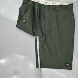 Dickies Chino Shorts - 38W 9L Green Cotton Blend