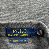 Polo By Ralph Lauren Slim Fit Polo Shirt - Medium Grey Cotton