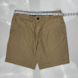 Tommy Hilfiger Chino Shorts - 34W 9L Beige Cotton