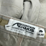 Mountain Khakis Chinos - 32W 30L Khaki Cotton