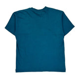 H.L Miller Single Stitch T-Shirt - 2XL Blue Cotton