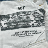 501 Levis Jeans - 25W 26L Blue Denim