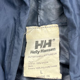 Helly Hansen Windbreaker - Large Blue Nylon
