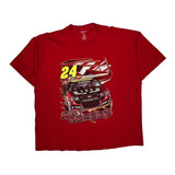 Jeff Gordon Nascar T-Shirt - 3XL Red Cotton