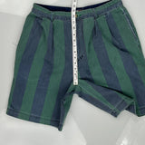 Tommy Hilfiger Striped Shorts - 32W 9L Blue Cotton