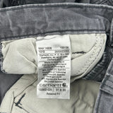 Carhartt Double Knee Cargo Trousers - 31W 30L Grey Cotton