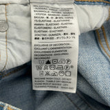 501 Levis Jeans - 31W 30L Light Wash Cotton