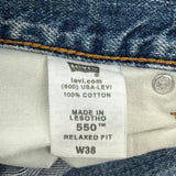 Levis Denim Shorts - 38W 10L Blue Cotton