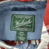Woolrich Checked Short Sleeve Shirt - Medium Red Cotton
