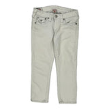 True Religion Skinny Jeans - 27W US 2 White Cotton