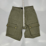 Made In USA Guess Cargo Shorts - 30W US 8 Green Cotton