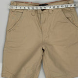Lincoln Cargo Shorts - 30W 9L Beige Cotton Blend