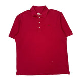 Lacoste Polo Shirt - 2XL Red Cotton