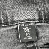 True Religion Skinny Jeans - 33W 32L Grey Cotton