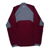 M Adidas Windbreaker - XS Burgundy Polyester
