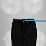 Levis Jeans - 33W 34L Black Cotton