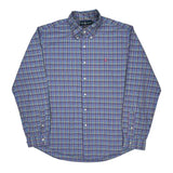 Ralph Lauren Checked Shirt - XL Blue Cotton