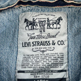 Levis Denim Shirt - Large Light Wash Denim