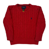 Age 4 Polo By Ralph Lauren Sweater - XS Red Cotton
