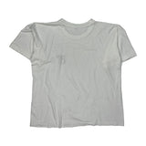 Small Logo Unbranded T-Shirt - Large White Cotton
