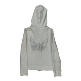 Harley Davidson Graphic Hoodie - XS White Cotton