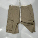 Levis Cargo Shorts - 34W 11L Khaki Cotton